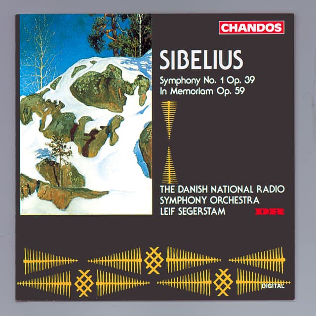 Album cover art for Sibelius: Symphony No. 1 & In Memoriam