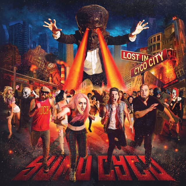 Album cover art for Lost in Cyco City