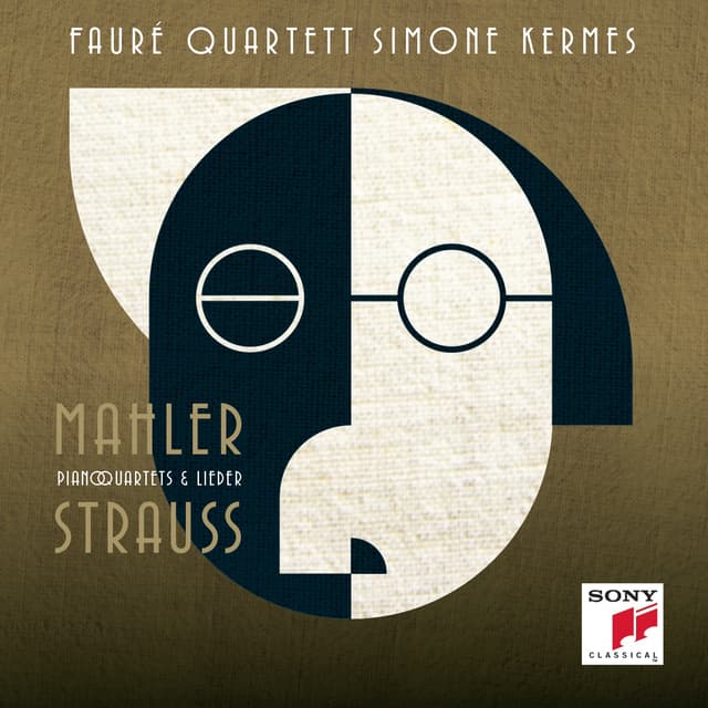 Album cover art for Mahler - Strauss: Piano Quartets & Lieder