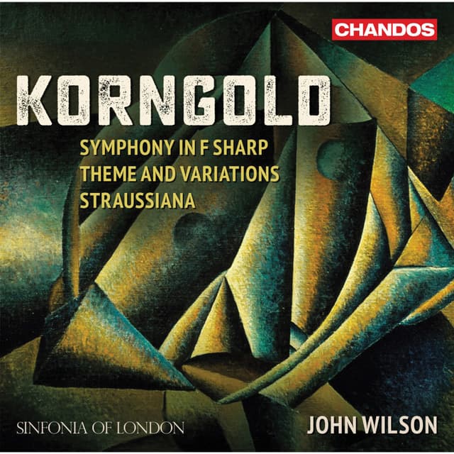 Album cover art for Korngold: Works for Orchestra