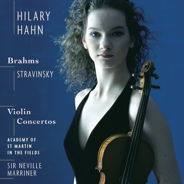 Album cover art for Stravinsky - Brahms : Violin Concertos