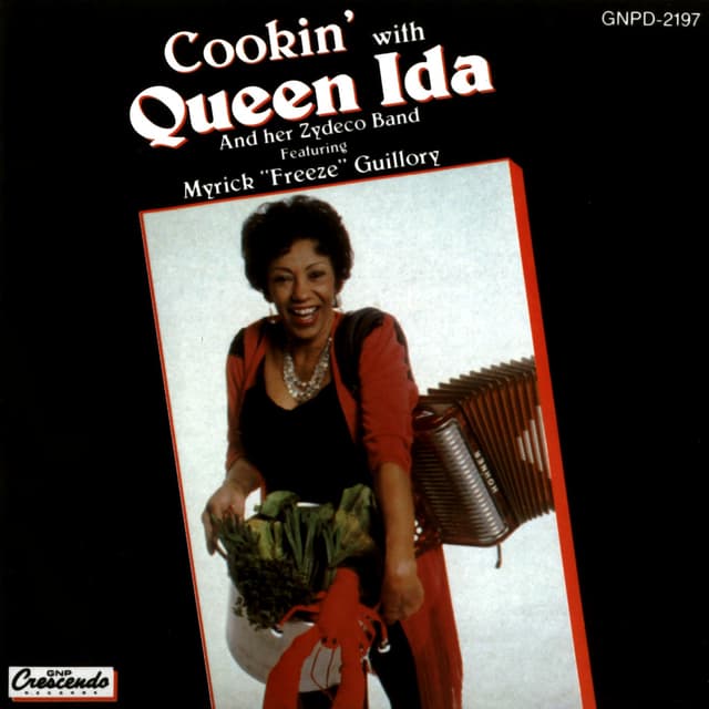 Album cover art for Cookin' With Queen Ida And Her Zydeco Band