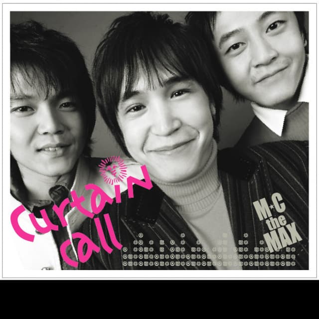 Album cover art for M.C The MAX Best `Curtain Call`