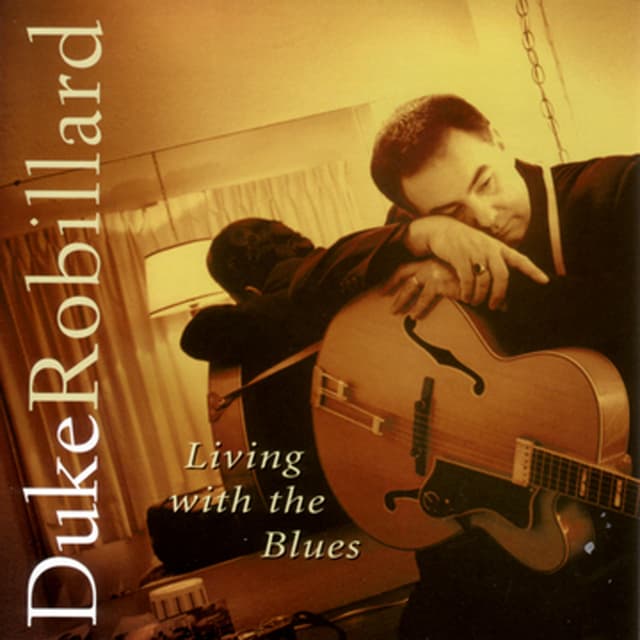 Album cover art for Living With The Blues