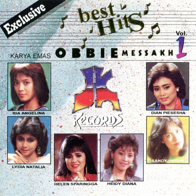 Album cover art for Best Hits Obbie Messakh Vol 1