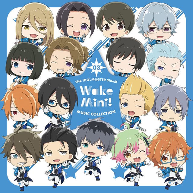 Album cover art for THE IDOLM@STER SideM WakeMini! MUSIC COLLECTION 03