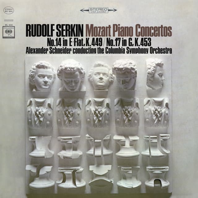 Album cover art for Mozart: Concertos Nos. 14 & 17