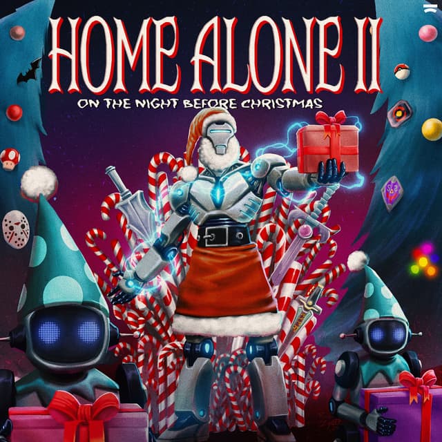 Album cover art for Home Alone (On The Night Before Christmas) Vol.2