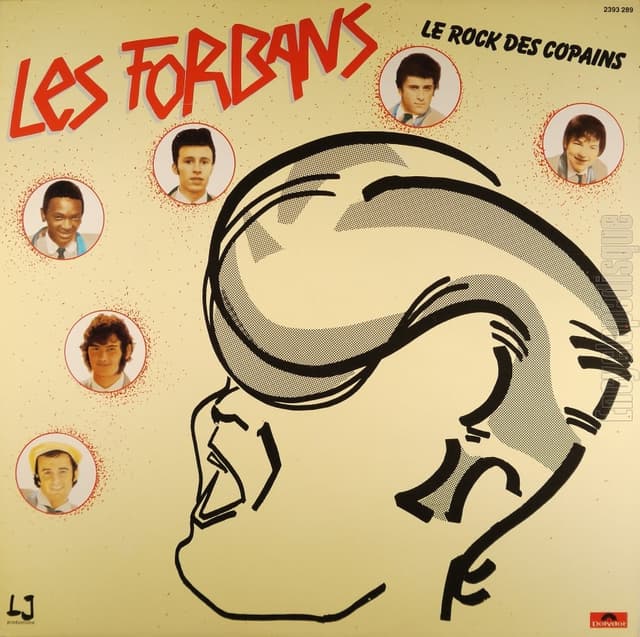 Album cover art for Le Rock des Copains