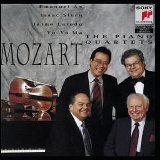 Album cover art for Mozart: The Piano Quartets