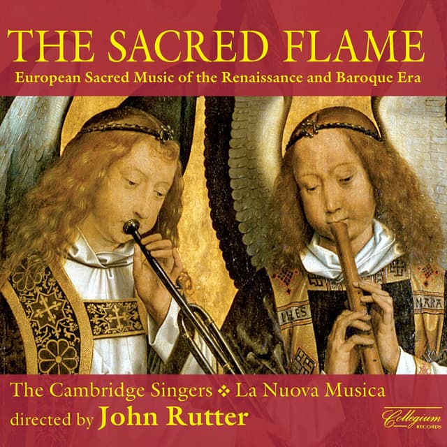 Album cover art for The Sacred Flame: European Sacred Music of the Renaissance and Baroque Era