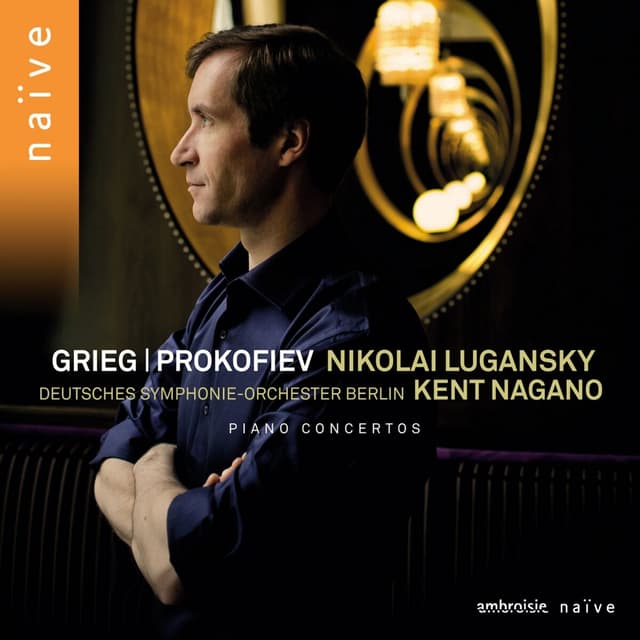 Album cover art for Grieg - Prokofiev: Piano Concertos