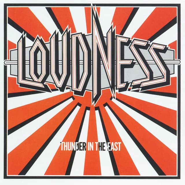 Album cover art for THUNDER in the EAST