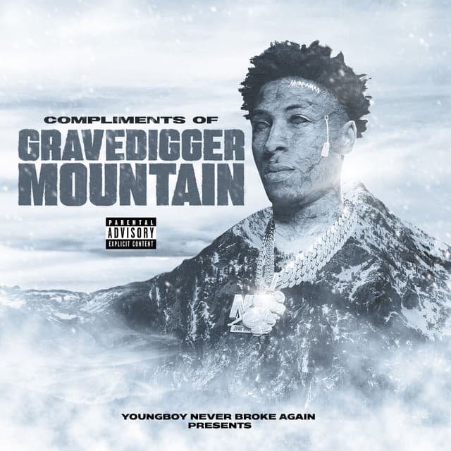 Album cover art for Compliments of Grave Digger Mountain