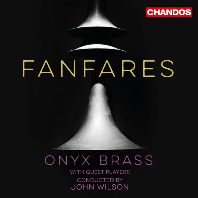 Album cover art for Onyx Brass Plays Fanfares