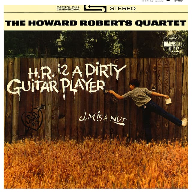 Album cover art for H.R. Is A Dirty Guitar Player