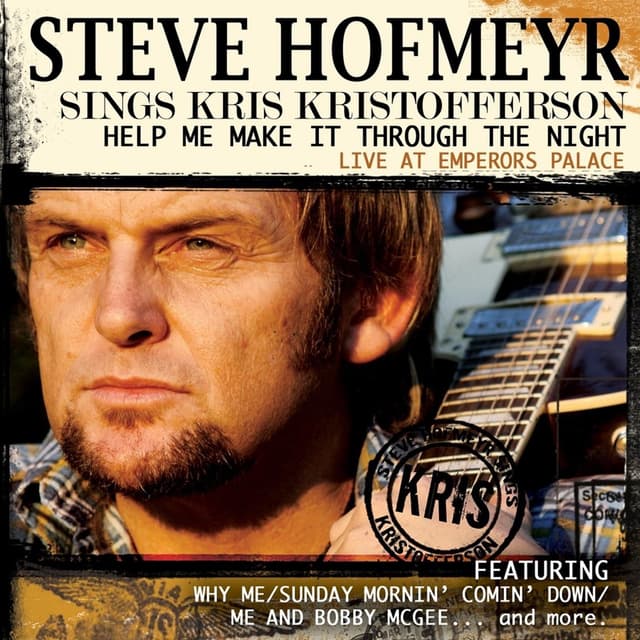 Album cover art for Sings Kris Kristofferson