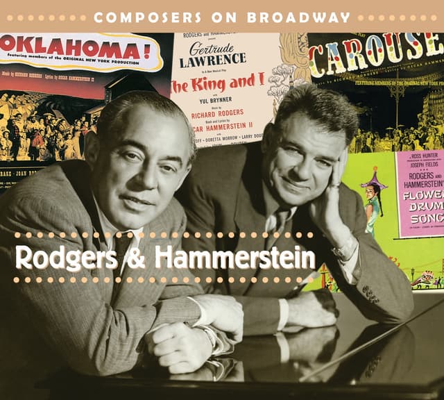 Album cover art for Composers On Broadway: Rodgers & Hammerstein
