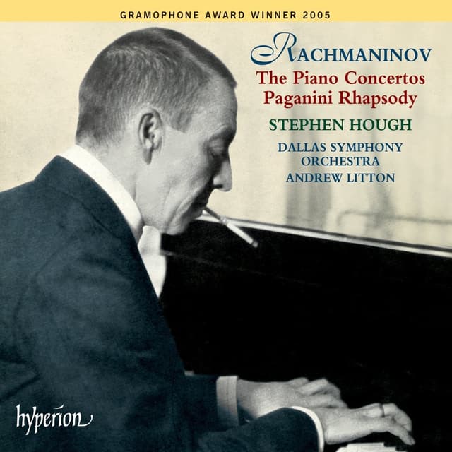 Album cover art for Rachmaninov: The Piano Concertos - Paganini Rhapsody