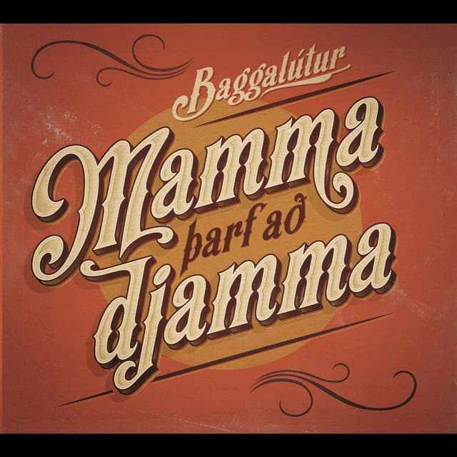 Album cover art for Mamma þarf að djamma