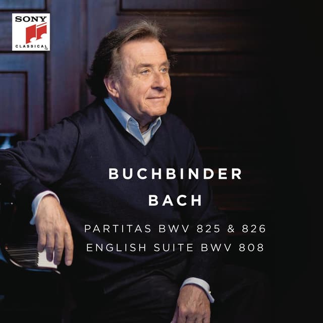 Album cover art for Bach: Partitas BWV 825 & 826 - English Suite BWV 808
