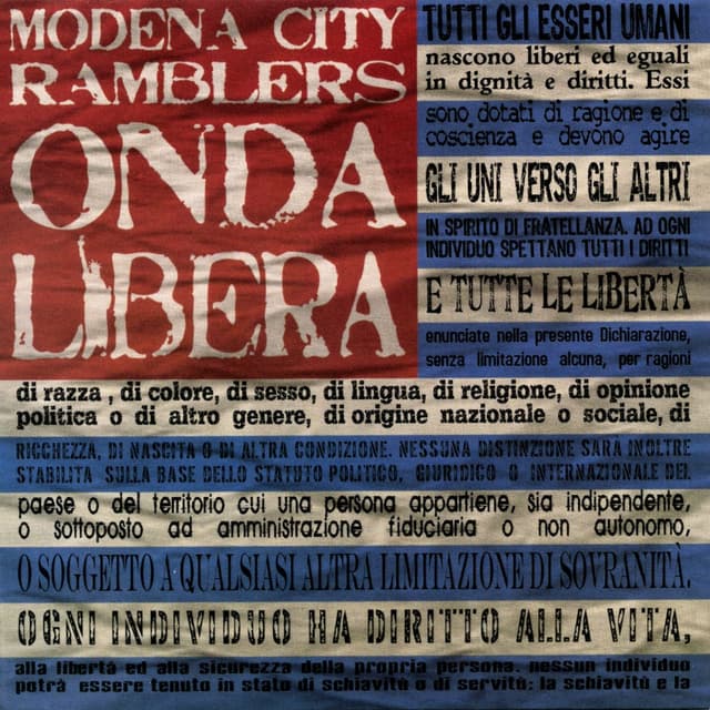 Album cover art for Onda Libera