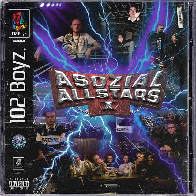 Album cover art for Asozial Allstars 1