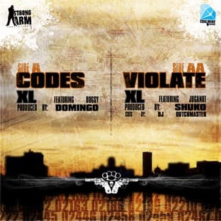 Album cover art for Codes/violate (digi 12")