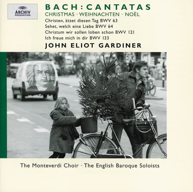 Album cover art for Bach: Christmas Cantatas BWV 63, 64, 121 & 133