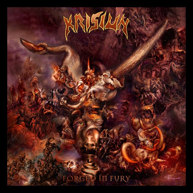 Album cover art for Forged in Fury