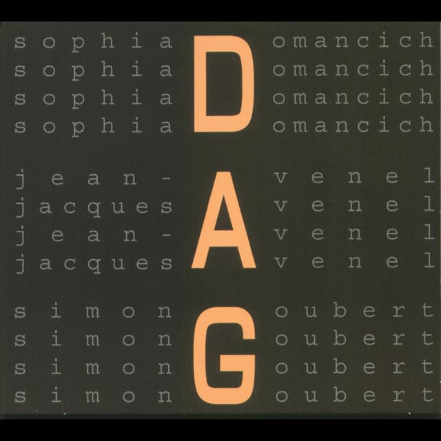 Album cover art for DAG