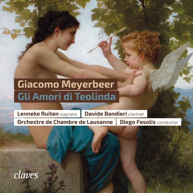 Album cover art for Giacomo Meyerbeer: Gli Amori di Teolinda (Live at Opera, Lausanne)