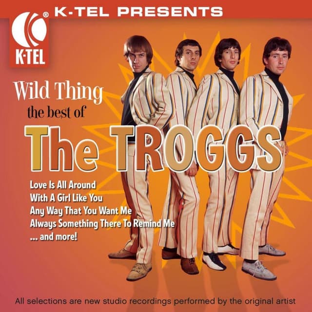 Album cover art for Wild Thing - The Best of the Troggs