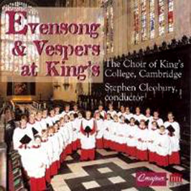 Album cover art for Evensong and Vespers at King's [Evensong from King's College Chapel]