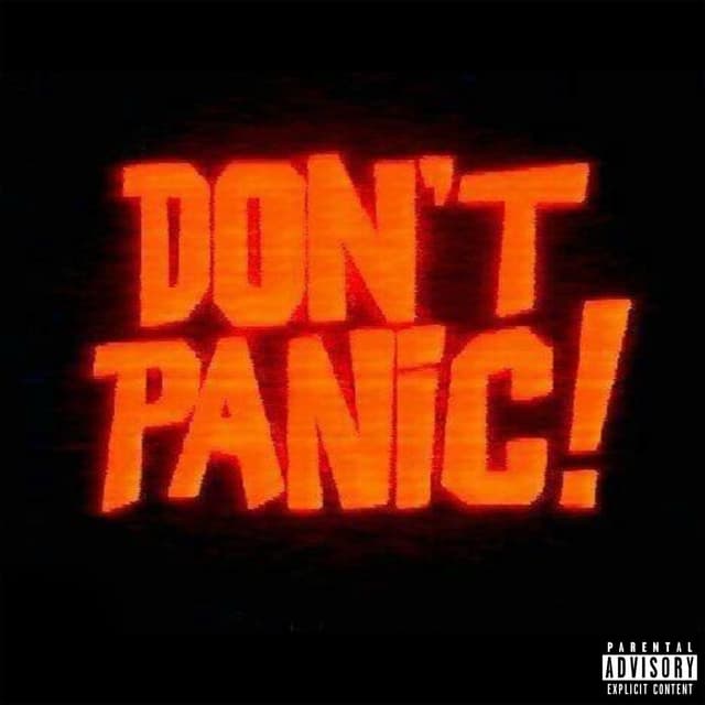 Album cover art for Don't Panic