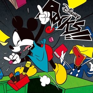 Album cover art for ディズニー・ロックス!!