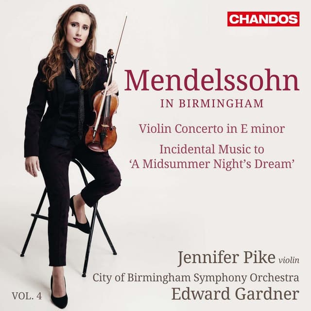 Album cover art for Mendelssohn in Birmingham, Vol. 4