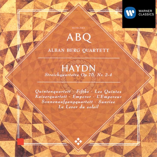 Album cover art for Haydn: String Quartets, Op. 76: Nos. 2-4