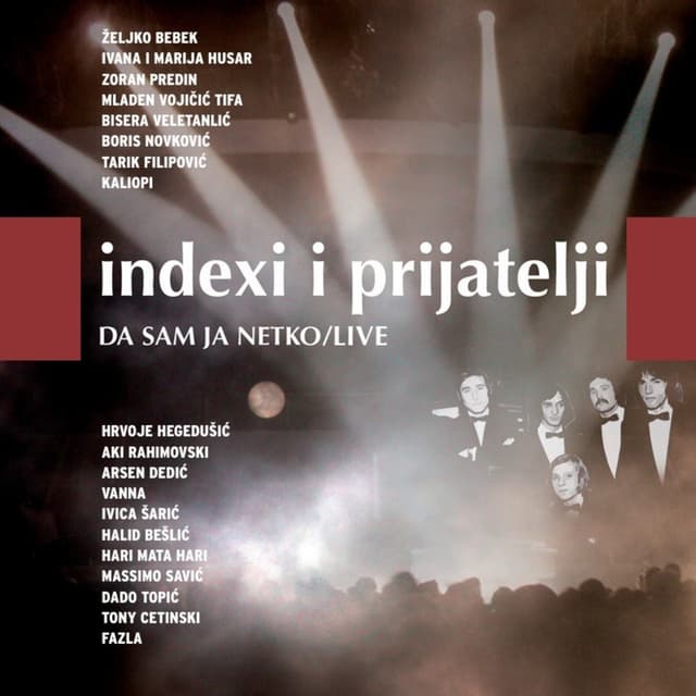 Album cover art for Da Sam Ja Netko - Live