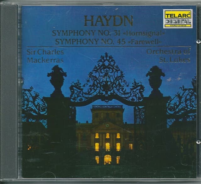 Album cover art for Symphonies 31"Hornsignal" & 45 "Farewell"