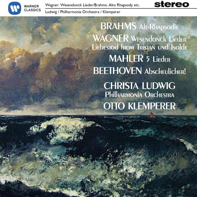 Album cover art for Wagner: Wesendonck-Lieder - Brahms: Alto-Rhapsody