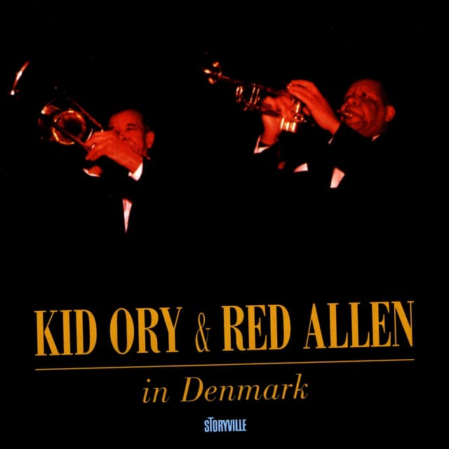 Album cover art for Kid Ory & Red Allen In Denmark
