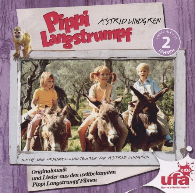 Album cover art for Pippi Langstrumpf: Originalmusik und Lieder aus den weltbekannten Pippi Langstrumpf Filmen