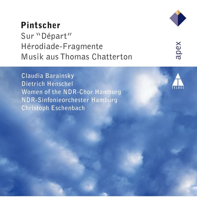 Album cover art for Pintscher : Hérodiade Fragmente
