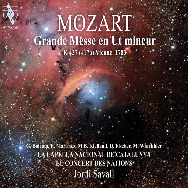 Album cover art for Mozart: Great Mass in C Minor, K. 427