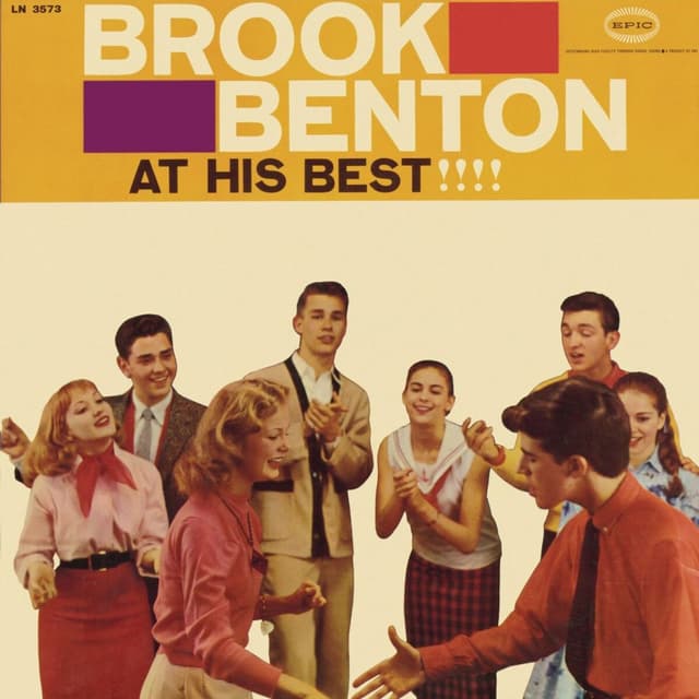 Album cover art for Brook Benton at His Best!!!!