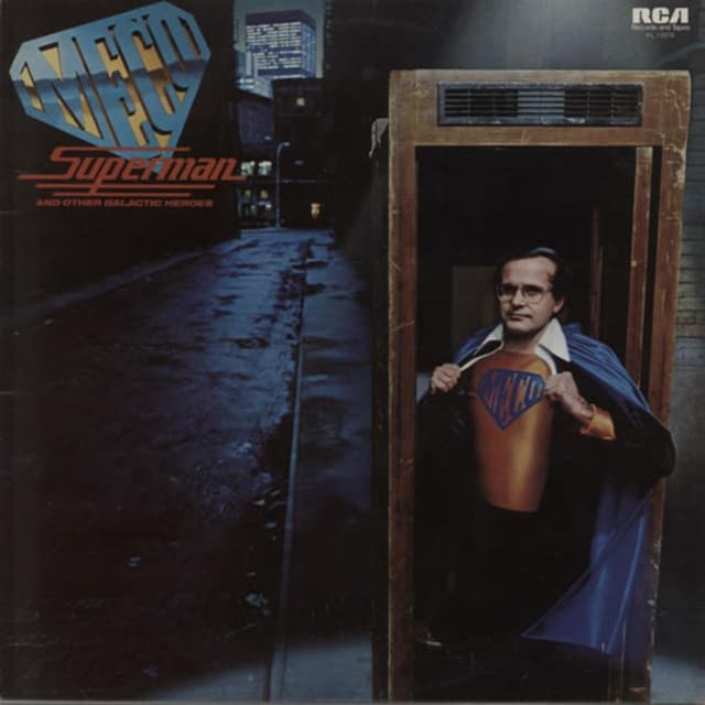 Album cover art for Superman and Other Galactic Heroes