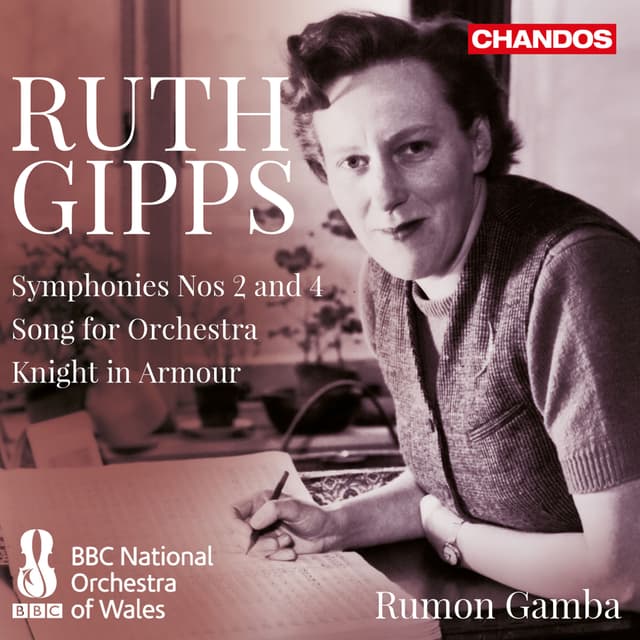Album cover art for Gipps: Symphonies Nos. 2 & 4, Song for Orchestra & Knight in Armour