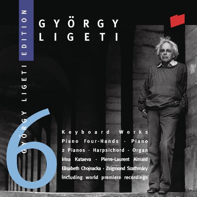 Album cover art for György Ligeti Edition, Vol. 6: Keyboard Works