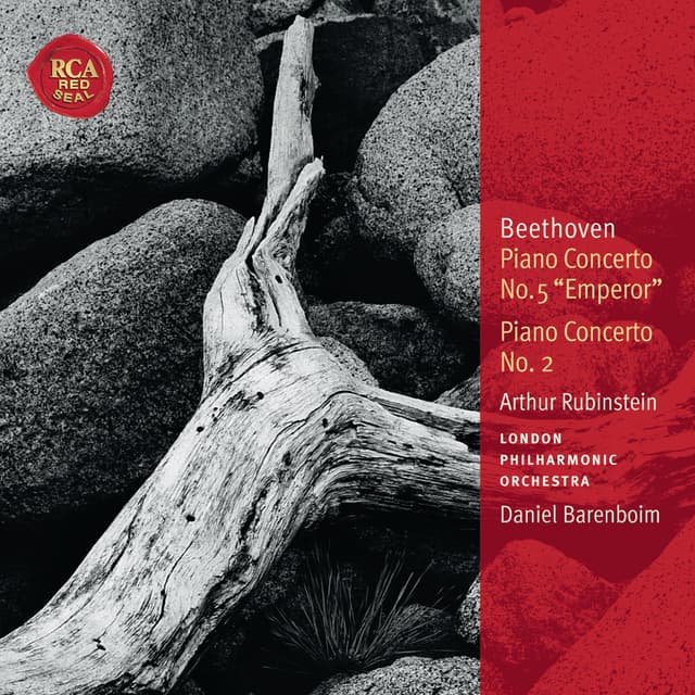 Album cover art for Beethoven : Piano Concertos Nos. 5 & 2: Classic Library Series